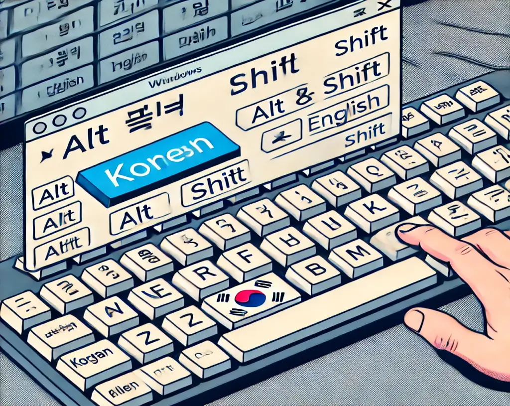 윈도우 키보드 한영전환